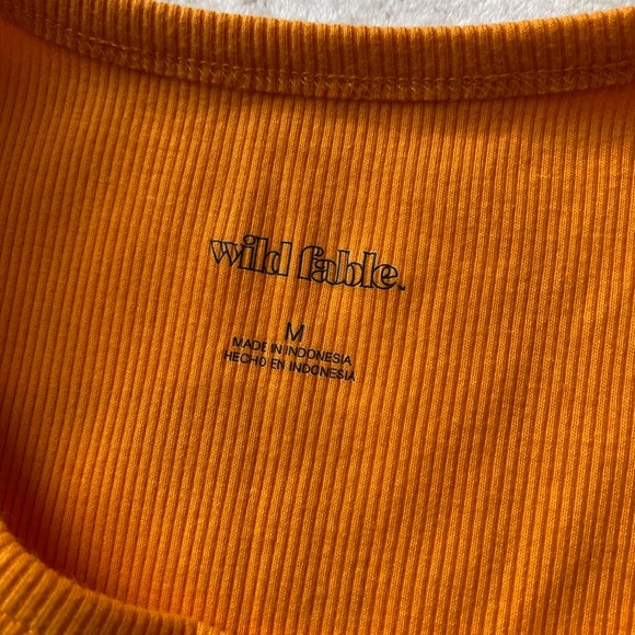 Orange Cropped Tank - Picture 3 of 3